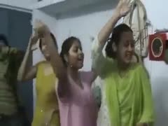 Naughty Bangladeshi nymphos dance on cam in their traditional dresses 